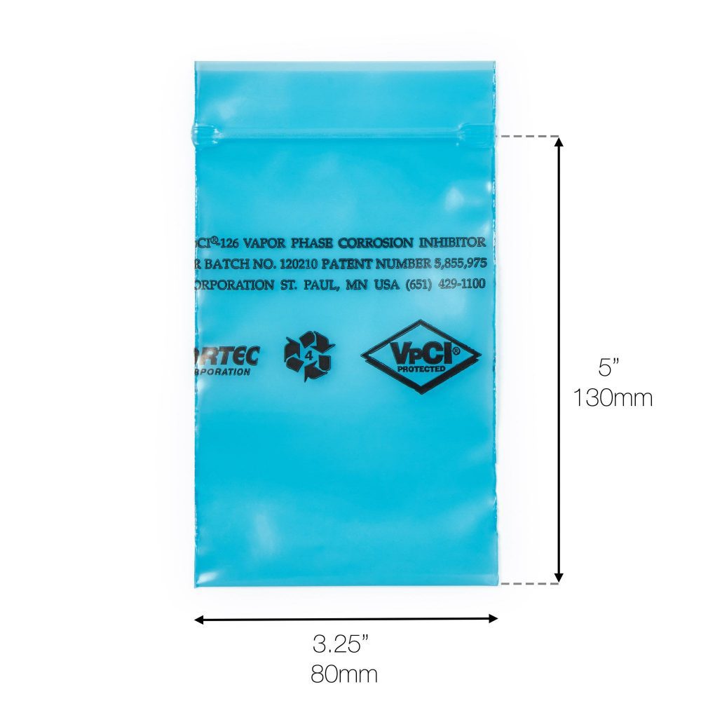 130mm x 80mm VpCI 126 Zip Lock Bags