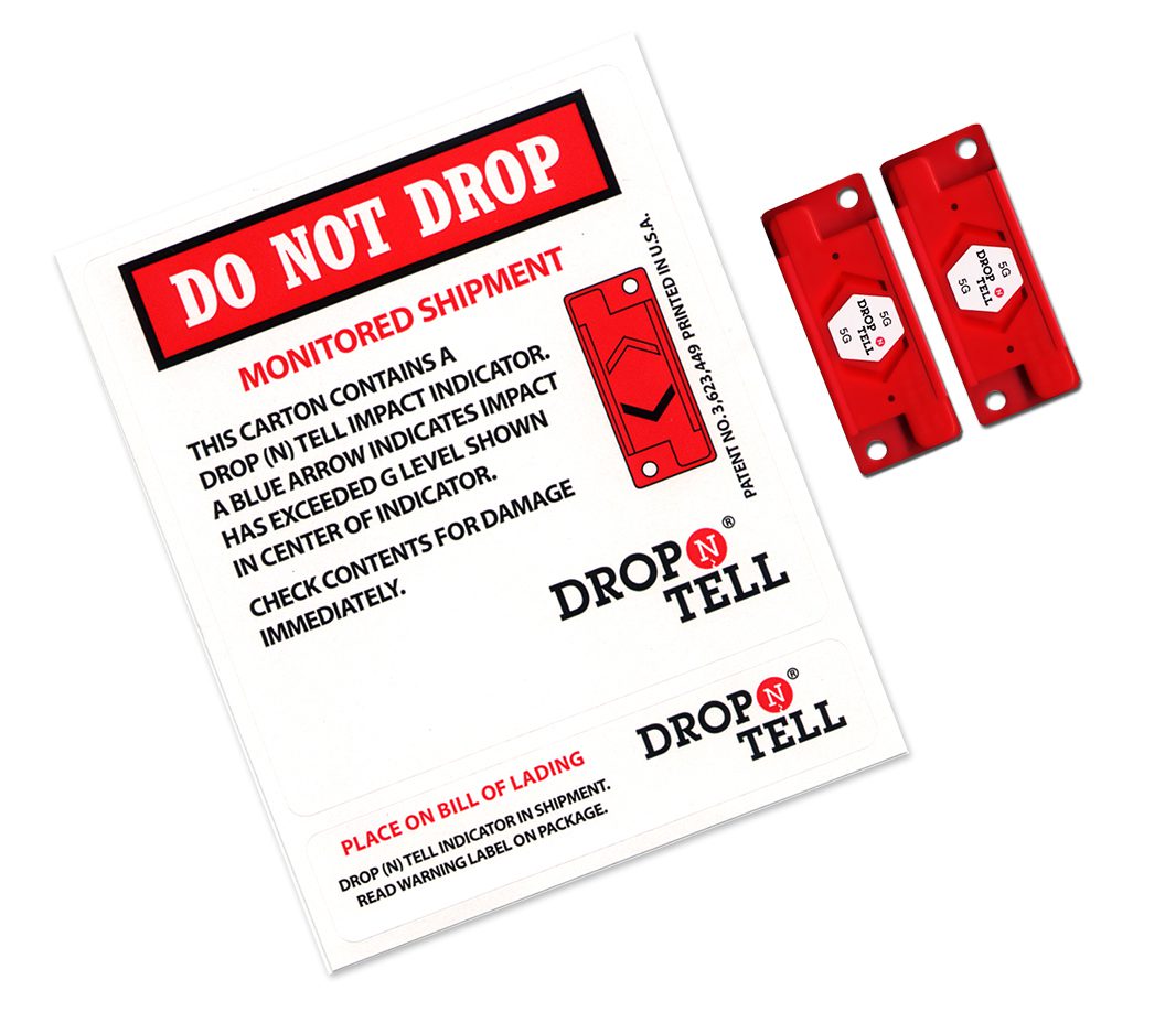100 Drop N Tell Damage Indicators in Box Sets (Including Shipping Labels) Valdamarkdirect.com