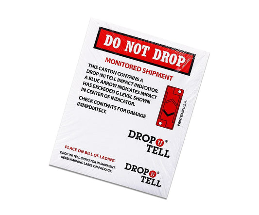 100 Drop N Tell Damage Indicators in Box Sets (Including Shipping Labels) Valdamarkdirect.com