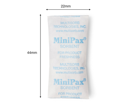 Multisorb MiniPax® Sorbent Packets. Pre Cut Silica Gel Packet Sizes
