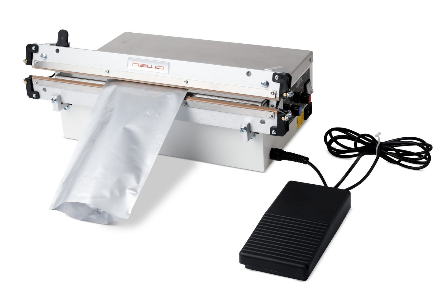 Hawo HPL 450, 630 & 1000 AS Bar Sealer Foot Operated Impulse Sealer Valdamarkdirect.com
