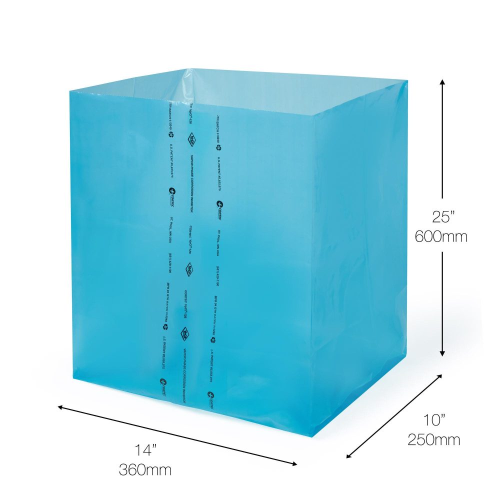 Large Cortec VpCI® 126 Vapor Phase Corrosion Inhibitor VPCI Gusset Bags Valdamarkdirect.com
