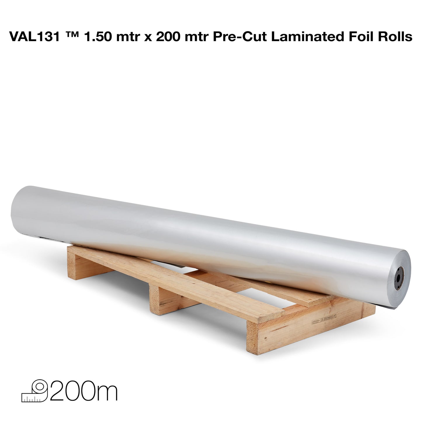 1.5mtr x 200mtr MIL PRF 131 K Laminated Foil Rolls