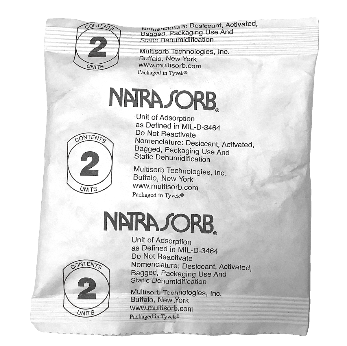 Multisorb NatraSorb Desiccant Bags