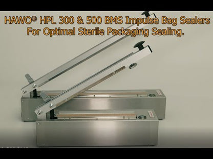 Hawo HPL 300 & 500 BMS Table Top Heat Sealer | Professional Table Top Impulse Bar Sealer for Polythene Based Packaging