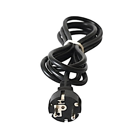 230V Plug Cable Spare Part for HAWO HPL 300 & 500 BMS Impulse Bar Sealers | Fitted Euro Type F 220-240V | Single Part Item 3.2 MTR Length