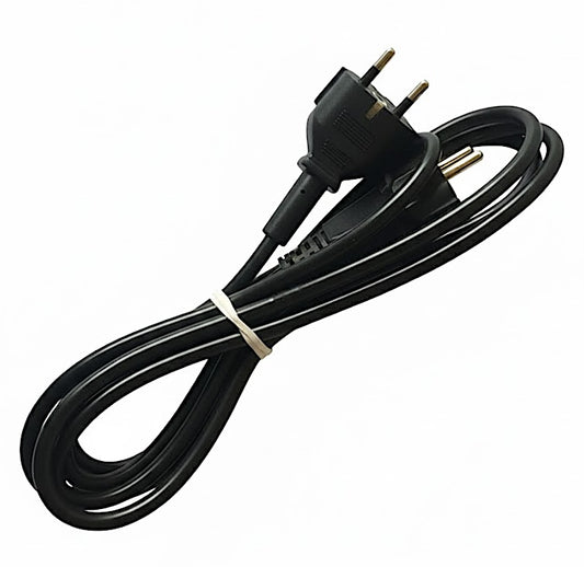 230V Plug Cable Spare Part For HAWO HPL WSZ/WVM 300 & 400 Hand Held Heat Sealer Tongs | Machine To Wall Fitted Euro Type F 220-240V (Schuko) W/Open End for Wiring | Single Part Item 3.2 MTR Length